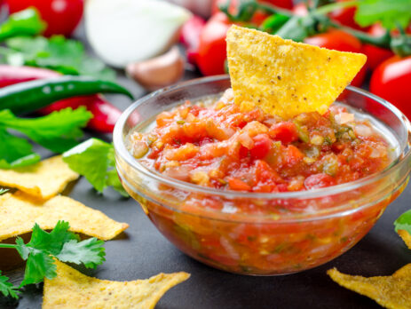 Homemade salsa to big sale