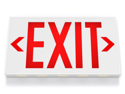 Exit Sign, Selling Your Business While Ahead