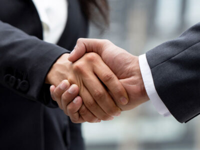 Hand shake for business acqusition