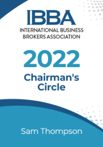 Sam Thompson IBBA Chairman's circle award winner