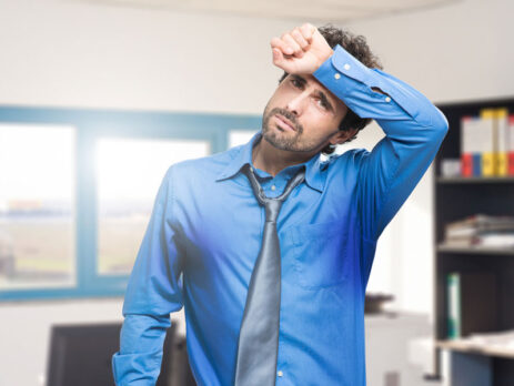 Man getting asked lots of questions as the buyer of a business