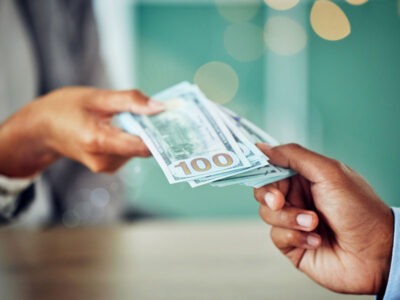 getting paid for doing business